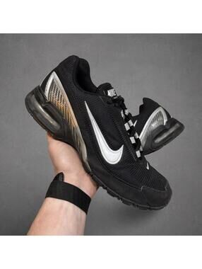 Nike Air Max Torch 4 Black Silver Running Shoes Men’s 8.5